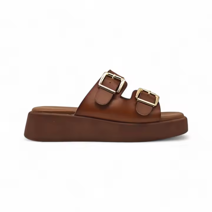 Calzados soraia, Sandalias para mujer con plataforma alta, comodas y ligeras para uso casual - 1