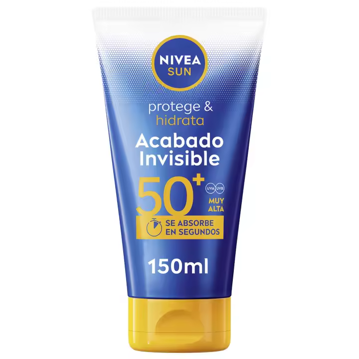 NIVEA SUN Protege & Hidrata Loción Solar Acabado Invisible SPF50+ 150ml - 1