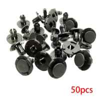 50pcs Clips De Automóvil 8mm Para Nissan Tirantes De Parachoques Puerta Panel De Panel Retenedor De Plástico Para Reparación De Coches - details 5