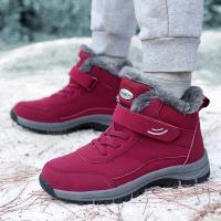 Botas De Nieve Para Mujer Botines De Invierno Casuales Con Plush Non-slip Talla Grande Cuero Sintético Lining De Peluche Acolchado Botines De Combate Para Motocicleta Y Senderismo - details 9