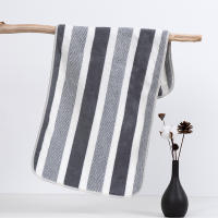 Toalla De Baño De Punto Rayado 35x75 Malla Sintética Absorbente Y Secado Rápido Toalla Suave Para El Hogar - details 6
