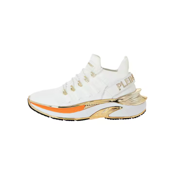 PLEIN SPORT - Zapatillas Deportivas Running con Logo Metálico Dorado en el Talón - 1