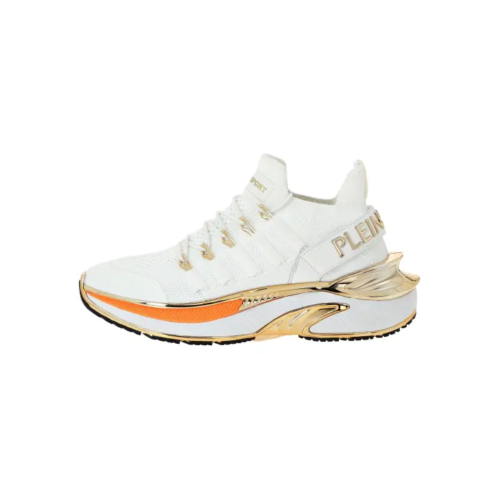 PLEIN SPORT - Zapatillas Deportivas Running con Logo Metálico Dorado en el Talón - 1