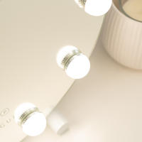 Flamingueo Espejo Maquillaje con Luz - Espejo Redondo 11 Bombillas Tocador de Maquillaje con Luz 3 Modos Posición Regulable Espejo Led Maquillaje - details 2