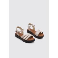 Sandra Fontán CAMPAGNA Sandalias De Cuña Mujer Beige - details 0