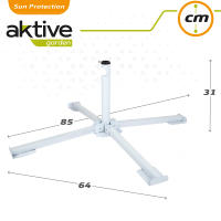 Pie plegable para sombrilla 25/32 mm Aktive Garden - details 3