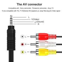 TEMCO Cable Videocamara Mini Jack 3.5mm a 3 RCA AV, 1.5m, Cable de Video con Conector macho 3.5mm RCA y Audio Video, Cable Aux Auxiliar 4 polos a RCA 3 Colores, amarillo, blanco y rojo, Clavija Bañado en Oro, Cable AVM Convertidor DV 150cm - details 4