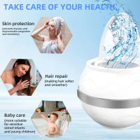 Bola De Baño Filtro De 8 Capas Purificador Portátil Elimina Cloro Para Piel Y Cabello Más Suaves Y Saludables Material De Silicona - details 0