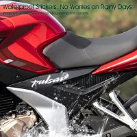 Pegatinas De Brillo Para Motocicleta Bajaj Pulsar NS 125 135 150 160 180 200 400 RS 200 Accesorios RS200 NS125 NS200 N250 220F Reflectivas Y Impermeables - details 2