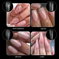 550pcs Tiras De Uñas Gelosas Sofisticadas Medianas Cortas En Forma De Dátil Y Cofre Matte Para Extensión De Uñas De Acrílico Herramientas De Manicura DIY Decorativas - details 2