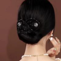 moño bajo fácil,accesorios pelo mujer,Horquillas Mágicas para Moños Bajos - Accesorios de Pelo para Mujer, Pinzas Giratorias Fáciles de Usar - details 4