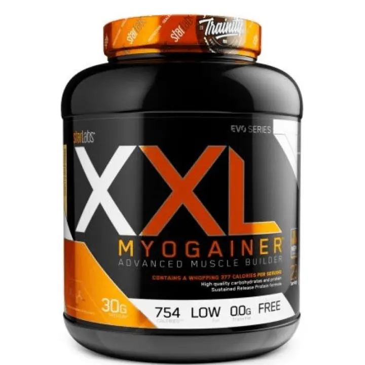 Starlabs Nutrition XXL Myogainer 2,27 Kg - Suplemento para Aumentar Masa Muscular con Proteína de Liberación Sostenida - 1
