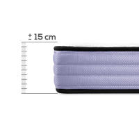Colchón Juvenil Viscoelástico Viscojunior - Altura 15 cm (+-2cm) - Firmeza Media - Hipoalergénico - Reversible Invierno/Verano -   Dureza y Confort óptimo - Somnia Descanso - details 0