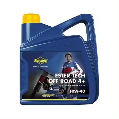 Aceite Putoline Ester Tech Off Road 4+ 10W40 4 litros - 1