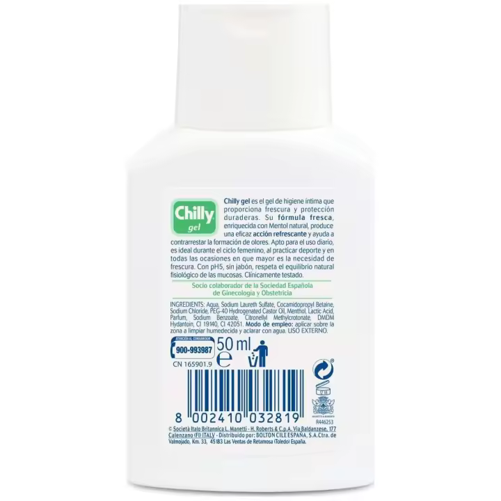 Chilly® Gel Higiene Íntima Refrescante 50Ml - 1
