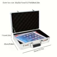 Caja De Almacenamiento Portátil Para Herramientas Con Almohadilla Y Protección Contra Caídas Material De Aleación De Aluminio Equipamiento De Seguridad Para Instrumentos Precision - details 1