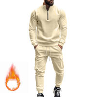 Conjunto Deportivo Casual Para Hombres Verano Otoño Invierno Con Cierre De Cremallera Y Veludo Tejido De Poliéster Talla S a XXXL - details 195