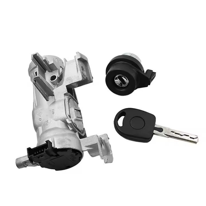Ignition Switch Steering Lock Bolt with Key for Golf Rabbit 06-11 1K0905841 1K0905851B 1K0905865 - 1
