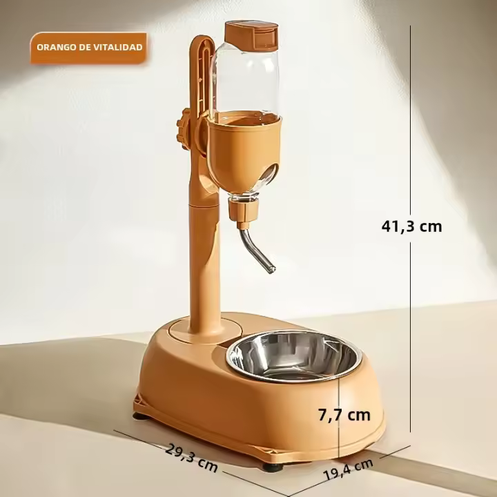 Dispensador Automático Para Mascotas HOOPET Cuenco Antideslizante Botella De Agua Alimentador Colgante Contenedor De Alimentos Para Gatos Y Perros Suministros Para Mascotas - 1