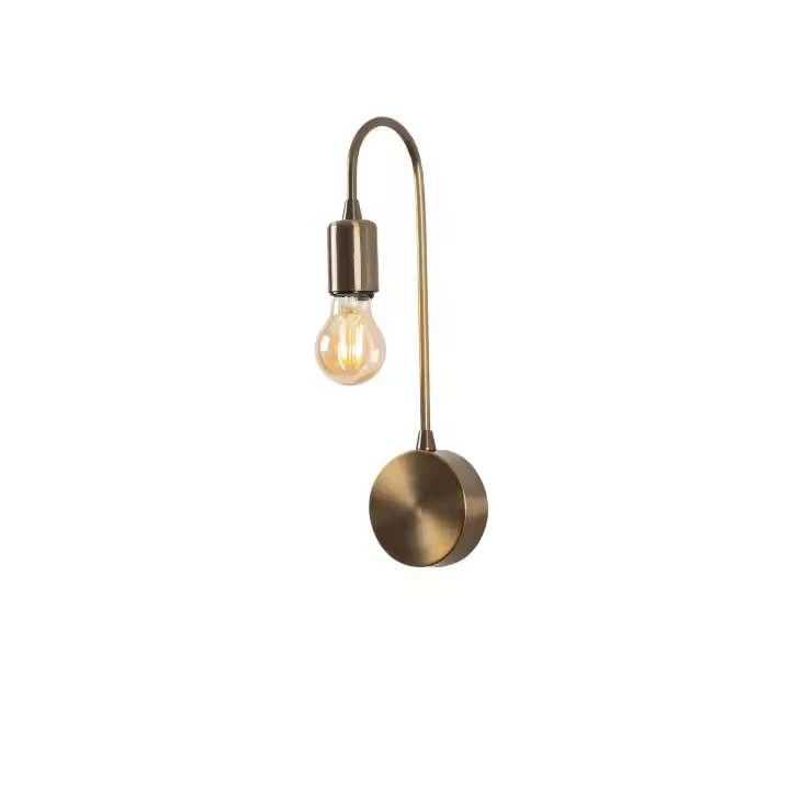 Aplique de pared WELLHOME, Estructura de metal Color Vintage - 1