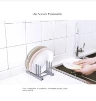 Estante De Cocina De Acero Inoxidable Para Almacenamiento De Ollas Y Tazones Soporte Para Cubiertos Y Tazas Accesorio De Cocina Práctico Y Moderno - details 0