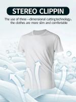 Pack De 4 Camisetas Para Hombre Blancas Y Negras Color Sólido Secado Rápido Transpirables Absorbentes De Sudor Para Fitness Gimnasio Y Correr - details 5