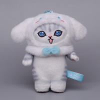 Llavero De Peluche Kawaii 13CM Hello Kitty Kuromi Hanyodon De Sanrio Anime Colgante Para Mochila Accesorio De Derivados Animación Unisex - details 5