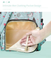 Bolsa De Pañales Insular Para Mamá Con Organizador Materno Estilo Mochila Para Carrito De Bebé Material Síntesis Tamaño Medio - details 6