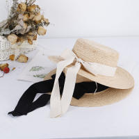 Sombrero De Paja RAFFIA Elegante Para Mujeres Con Gran Ala Sombrero De Verano Para El Sol Sombrero De Golf Sombrero De Paja De Lona - details 2