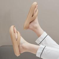 Nuevos Sandalias De Plataforma Gruesa Para Hombre 2024 Moda Verano Zapatillas De Playa Antideslizantes Calzado Casual Para Baño - details 21