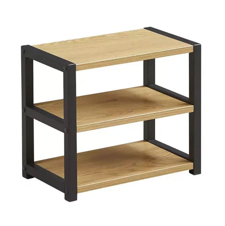 ESTANTERÍA MADERA Y ACERO 3 ESTANTES 30x34cm SpazioLuzio - 1