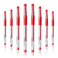 Juego De 4/8 Bolígrafos De Tinta Gel 0.5mm Rojo Para Escuela Y Oficina Suministros De Papelería Estilo Rollerball - details 0