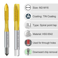 CMCP Herramienta De Taladro De Rosca HSS 6542 Tapa De Hilo Recta Metrิกa Para Metalworking Material De Acero Aluminio - details 2