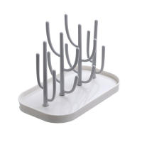 Rack De Secado Para Botellas De Alimentación De Bebé Soporte Para Tetinas Y Copas De Bebida Organizador De Almacenamiento Y Secado De Plástico Para 0-24 Meses - details 14