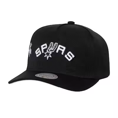 Gorra Plana Snapback Mitchell & Ness San Antonio Spurs 1998 Nba Finals Born To Win Black - 1