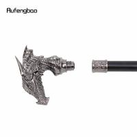 Bastón De Moda Con Cabeza De Dragón Decorativa Para Cosplay Y Fiestas Vintage Bastón De Caminar De Acero 93cm Con Punta De Goma - details 6
