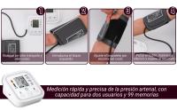 Tensiometro con Oxímetro - USB Y/o Pilas - Medidor de Tensión Arterial - details 1
