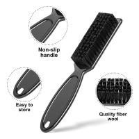 Set De Cepillos Para El Cuello Y Cabello Barbero Con Mango De Plástico Cepillo Suave Para Limpieza De Cabello Y Barba Forma Especial Para Peinar Y Limpiar - details 1