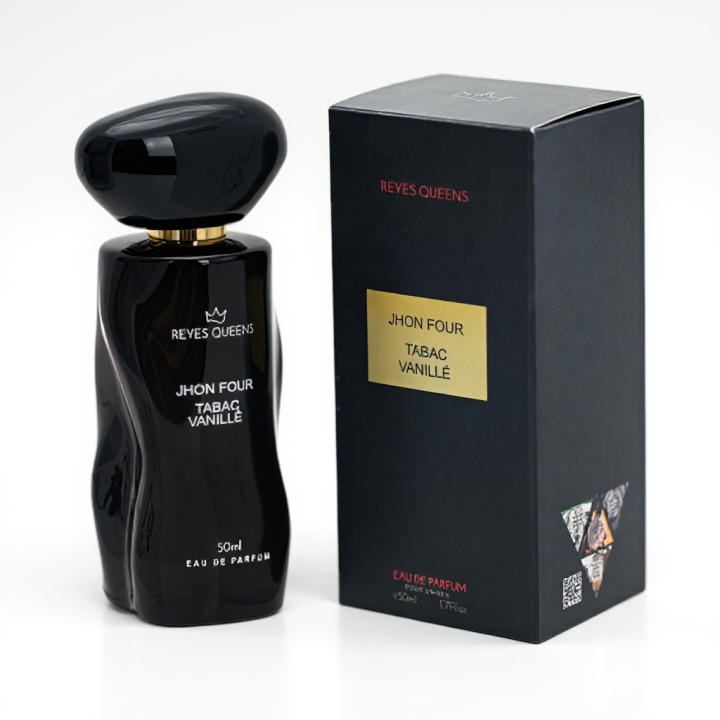 Perfume Jhon Four Tabac Vanille Eau de Parfum 50 ml de Reyes Queens, fragancia intensa y elegante con carácter, ideal para uso diario o ocasiones especiales. 🚚 Envíos a España 24/48 horas.
