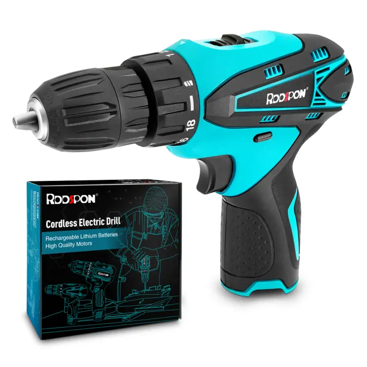 Taladro Eléctrico Recargable Sin Cable 12V Compatible Con Batería Makita 18V Herramienta De Impacto Para Trabajos Domésticos Y De Jardín - 1