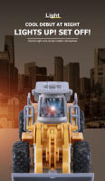 Coche Remoto 1:30 Para Niños Juguete De Excavadora Camión Bulldozer Vagoneta De Ingeniería Para Niños Regalo Control Remoto Escala 1:30 - details 3