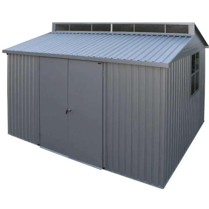 Casa de aluminio Alu 10 'x 8' Duramax 323x243x235 cm color gris - 1