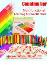 Juego De Juguetes Montessori Para Niños Y Niñas Cuentas De Conteo Con Caja De Hierro Educación Matemática Set De 10 Piezas - details 0