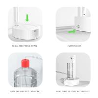 Dispensador de agua eléctrico de sobremesa, portátil, recargable por USB, con salida de agua ajustable para el hogar, la oficina y el exterior. - details 3