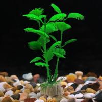 Plantas Submarinas Artificiales Para Acuarios Decoración De Plástico Realista 10cm Falsas Malvaviscas Adorno Para El Hogar - details 7