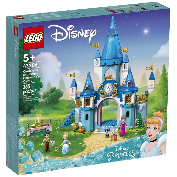LEGO DISNEY PRINCESS CASTILLO DE CENICIENTA Y EL PRÍNCIPE, 43206 TIENDA CON LICENCIA OFICIAL - 1