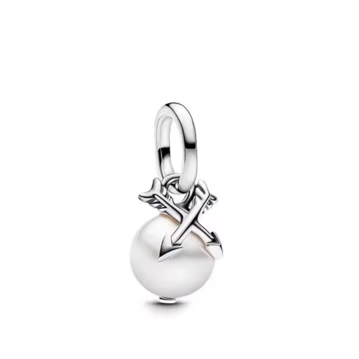 PANDORA ME Charm mini de la serie Flecha Corazón, cuentas personalizadas, regalo de cumpleaños, Charm mini de la serie Flecha Corazón, talla única - 1