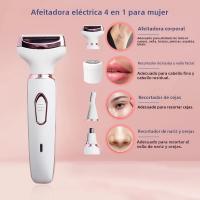 Afeitadora Eléctrica Para Mujer Trimmer De Pelo Painless Para Piernas Bikini Cara Barba Mustaza Armpitas Eliminador De Pelo Portátil Epilador - details 4