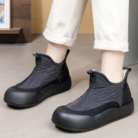 Botas De Invierno Para Mujer Con Forro De Poliéster No Escurridizas Y Suela Gruesa Botines Casuales De Algodón Suave Y Cómodos Para Hielo Y Nieve - details 17