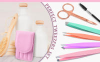 Set De 6 Pinzas Profesionales De Acero Inoxidable Para Mujeres Y Hombres Pinzas De Precisión Para Cejas Y Pelos Enganchados - details 0